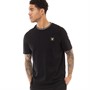 Lyle And Scott Vintage Mens Casuals Tipped T-Shirt Jet Black