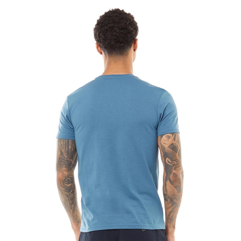 Lyle And Scott Vintage Mens Martin T-Shirt Azure