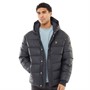 Lyle And Scott Vintage Mens Rubberised Puffer Jacket Dark Navy