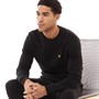 Lyle And Scott Vintage Mens Crew Neck Jumper Jet Black