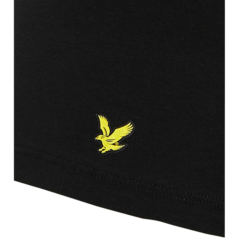 Lyle And Scott Vintage Mens Ethan Three Pack Trunks Black/Stripe/Dark Olive