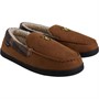 Lyle And Scott Vintage Mens Nigel Moccasin Slippers Dark Brown/Check