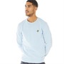 Lyle And Scott Vintage Mens Crew Neck Sweatshirt Light Blue