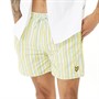 Lyle And Scott Vintage Mens Vertical Stripe Shorts Yellow/Ice