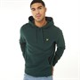 Lyle And Scott Vintage Mens Pullover Hoodie Dark Green