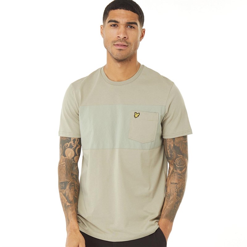 Lyle And Scott Vintage Heren Utility T-shirts Kaki