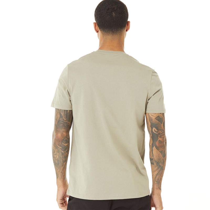 Lyle And Scott Vintage Heren Utility T-shirts Kaki