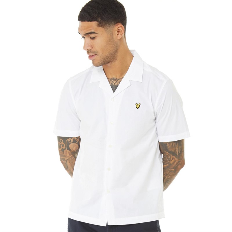 Lyle And Scott Vintage Chemises à Manches Courtes Resort Homme Blanc