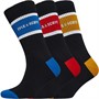 Lyle And Scott Vintage Mens Manuel Three Pack Crew Socks Black