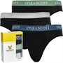 Lyle And Scott Vintage Mens Owen Three Pack Briefs Black Multi