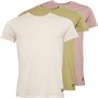 Lyle And Scott Vintage Mens Maxwell Three Pack T-Shirts Dried Herb/Pumice Stone/Antler