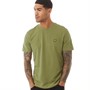 Lyle And Scott Vintage Mens Crest Tipped T-Shirt Seaweed