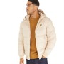 Lyle And Scott Vintage Mens Quilted Zip Up Jacket Stone Dusk