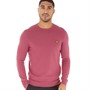 Lyle And Scott Vintage Mens Cotton Merino Crew Jumper Postcard Pink