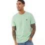 Lyle And Scott Vintage Mens Plain T-Shirt Turquoise Shadow