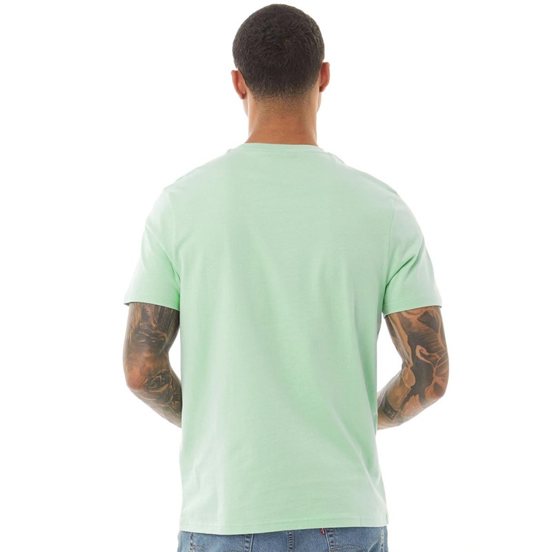 Lyle And Scott Vintage Mens Plain T-Shirt Turquoise Shadow