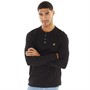 Lyle And Scott Vintage Mens Waffle Henley Long Sleeve Shirt Jet Black