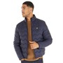 Lyle And Scott Vintage Mens Crest Quilted Jacket Dark Navy