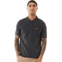 Lyle And Scott Vintage Mens Sandwash Pique Polo Shirt Jet Black