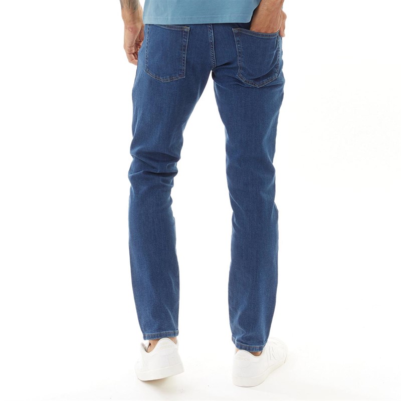 Lyle And Scott Vintage Mens Slim Fit Jeans Mid Wash