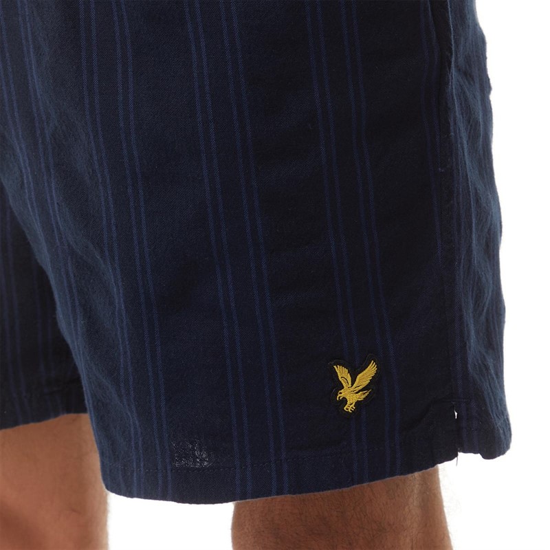 Lyle And Scott Vintage Mens Barre Shorts Dark Navy