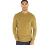 Lyle And Scott Vintage Mens Brushed Crew Neck Jumper Anniversary Gold