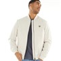 Lyle And Scott Vintage Mens Suedette Bomber Jacket Oatmeal