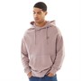 Lyle And Scott Vintage Mens Ozone Wash Hooded Sweatshirt Hutton Pink