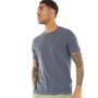 Lyle And Scott Vintage Mens Cotton Slub T-Shirt Dark Navy