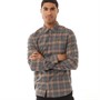 Lyle And Scott Vintage Mens Button Down Check Long Sleeve Shirt Jet Black