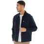 Lyle And Scott Vintage Mens Cord Collar Trucker Jacket Dark Navy
