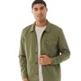 Lyle And Scott Vintage Mens Pocketed Overshirt Journey Olive