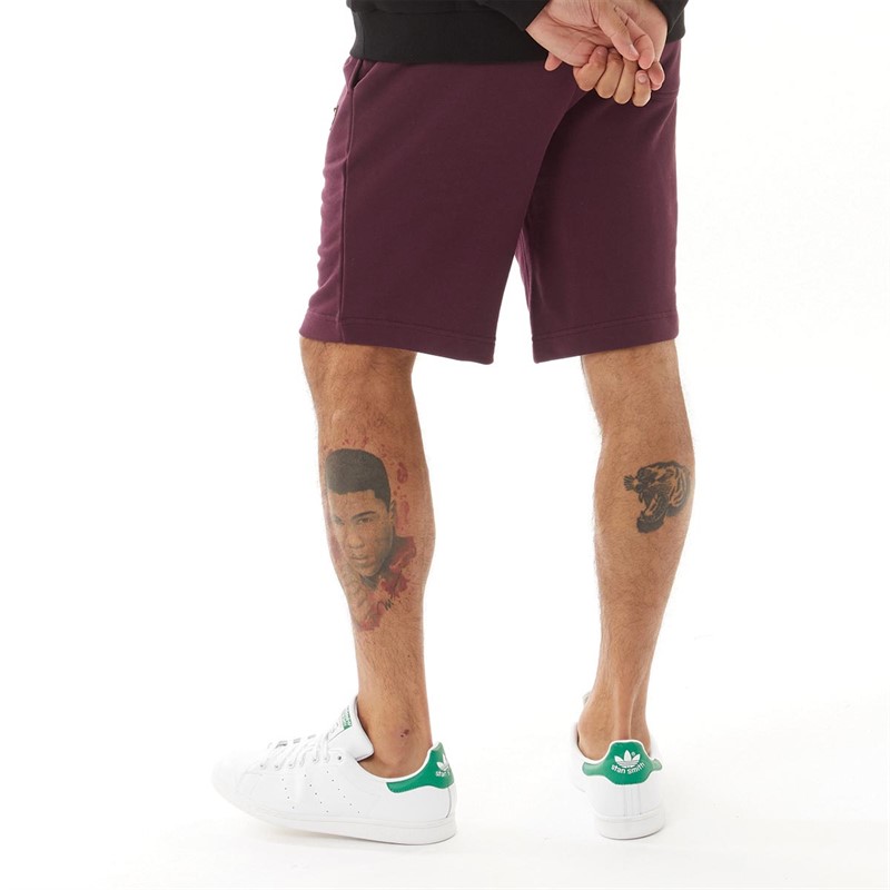 Lyle And Scott Vintage Mens Sweat Shorts Burgundy