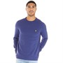 Lyle And Scott Vintage Mens Yak Crew Neck Jumper Petrol Blue