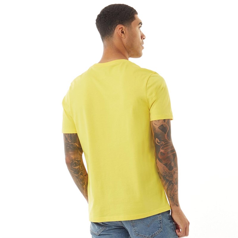 Buy Lyle And Scott Vintage Mens Plain T-Shirt Sunshine Yellow