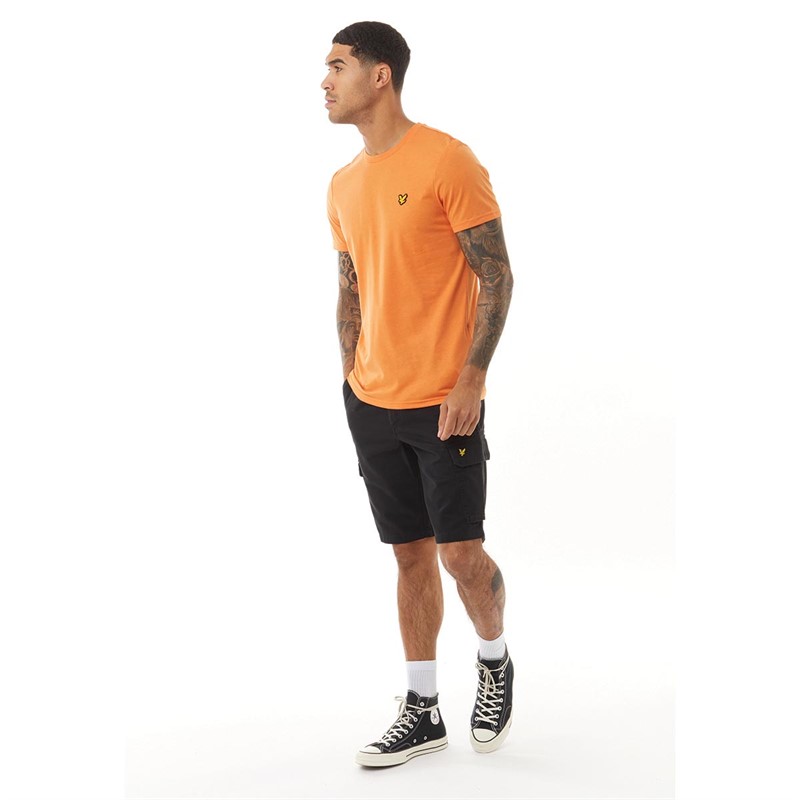 Lyle And Scott Vintage Mens Martin T-Shirt Fox Orange