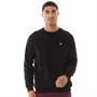 Lyle And Scott Vintage Mens Inset Crew Neck Sweatshirt Jet Black