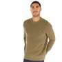 Lyle And Scott Vintage Mens Tuck Stitch Knit Jumper Camel Bronze
