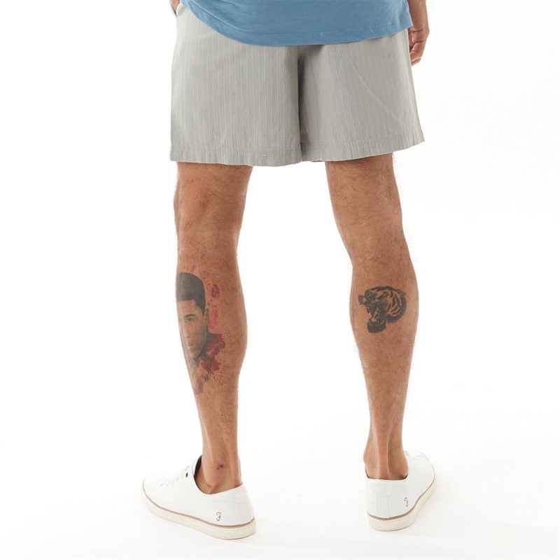 Lyle And Scott Vintage Mens Ridge Shorts Cold Grey