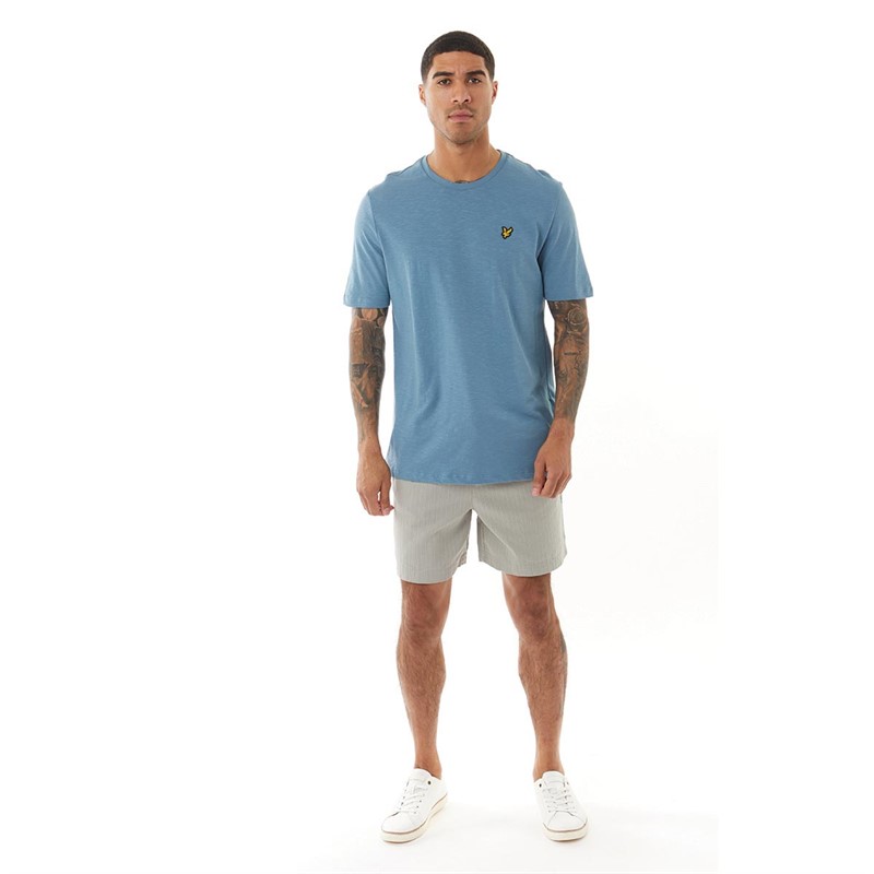 Lyle And Scott Vintage Mens Ridge Shorts Cold Grey