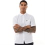 Lyle And Scott Vintage Mens Short Sleeve Washed Oxford Linen Shirt White