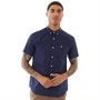 Lyle And Scott Vintage Mens Short Sleeve Oxford Shirt Navy