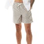 Lyle And Scott Vintage Mens Gingham Swim Shorts Cold Grey