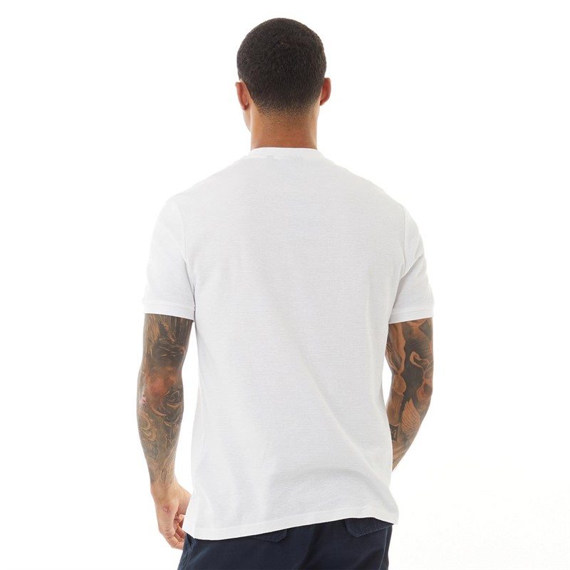 Lyle And Scott Vintage Mens Milano Trim T-Shirt White