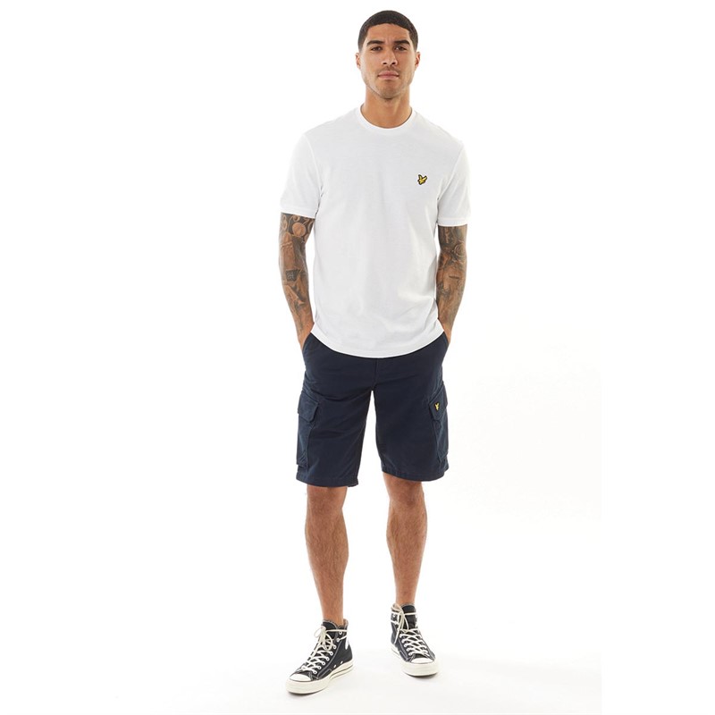 Lyle And Scott Vintage Mens Milano Trim T-Shirt White