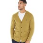 Lyle And Scott Vintage Mens Brushed Cardigan Anniversary Gold