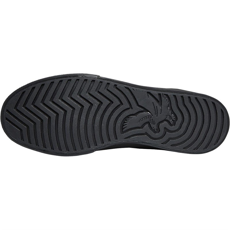 lyle and scott black leather trainers