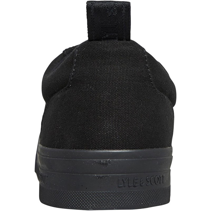 Lyle And Scott Vintage Mens Aurea Trainers Black/Black Sole