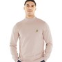 Lyle And Scott Vintage Mens Roll Neck Jumper Mauve Dusk