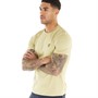 Lyle And Scott Vintage Mens Plain T-Shirt Natural Green